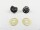 Magnetic closure magnetic button 15 mm silver