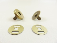 Magnetverschluss-Magnetknopf 18 mm altmessing/ antike