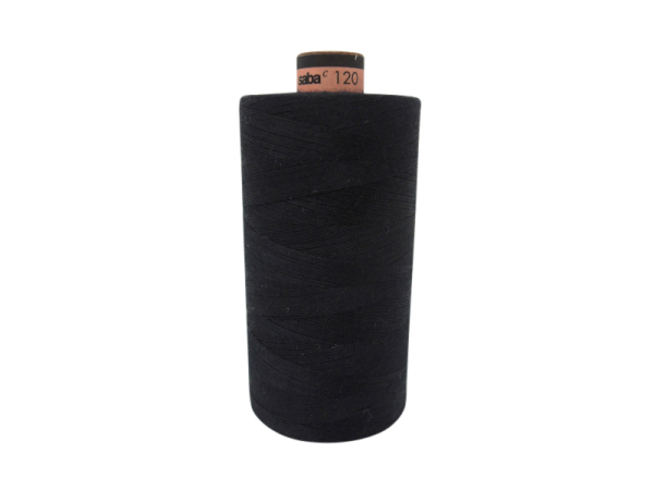 Amann polyester yarn size 120 black