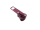 Delrin VISLON Zipper for 6 mm zippers, burgundy red