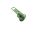 Delrin VISLON Zipper for 6 mm zippers, army green