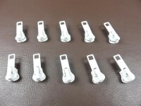 Delrin VISLON Zipper for 6 mm zippers white