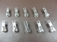 Delrin VISLON Zipper für 6 mm Reißverschlüsse silber