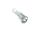 Delrin VISLON Zipper for 6 mm zippers silver