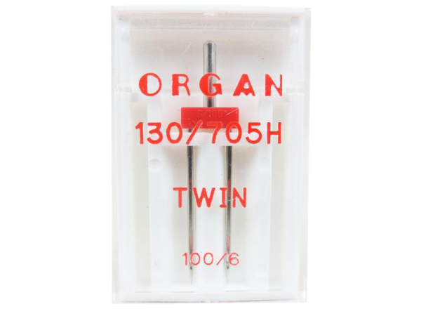 ORGAN - twin needles flat piston thickness 100 / 6 mm needle spacing for thicker fabric