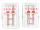 ORGAN - twin needle flat flask double pack
