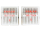 ORGAN - 10 universal needles flat piston