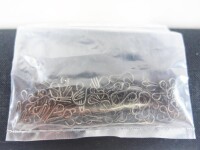 Haken und Augen 30er Set dunkel bruniert