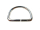 D-ring / half ring model “Italy” silver 20 mm
