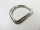 D-ring / half ring model “Italy” silver 25 mm