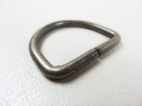 D-ring / half ring model "Italy" antique brass...