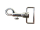 Carabiner hook model "Italy" 30 mm silver