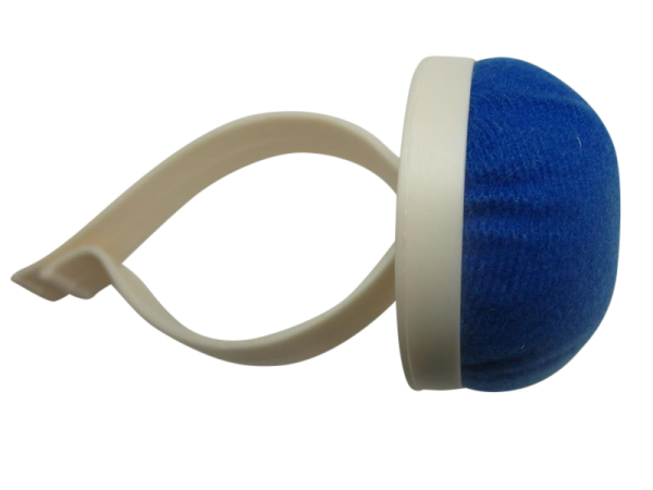 Pincushion with arm holder plastic blue