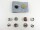 Druckknöpfe  "Tool-Point"  - Ringfeder (Sport & Camping) Großpackung 100er Set 15 mm / mit Werkzeug silber
