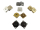 Magnetic buttons for sewing 19 mm