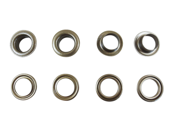 Eyelets with washers model "Big" set of 100 14 mm / without tools old brass