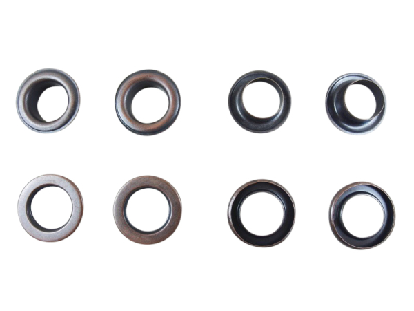 Eyelets with washers model "Big" set of 100 14 mm / without tools copper