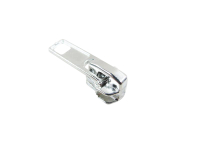 Zipper No. 5 Zippers with metal teeth, silver