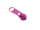 Zipper 5 mm spiral violet