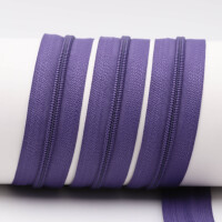 Endless zippers loose - per meter - spiral (5mm) purple