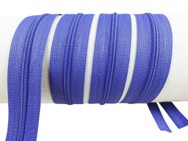 Endless zippers loose - per meter - spiral (3mm) mov-purple