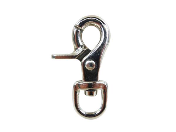 Scherenkarabinerhaken  Modell "U-Form" mittel ca. 13 mm