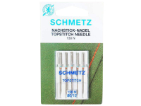 SCHMETZ - 5 Topstitch-Nadeln Stärke 80 / Flachkolben