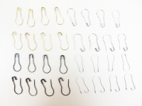 Safety pins pear shape / 22 mm / 1000 pieces