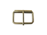 Belt buckles with rotating cylinder 20 mm old brass