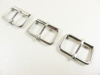 Gurtschnallen mit drehbarem Zylinder 25 mm silber