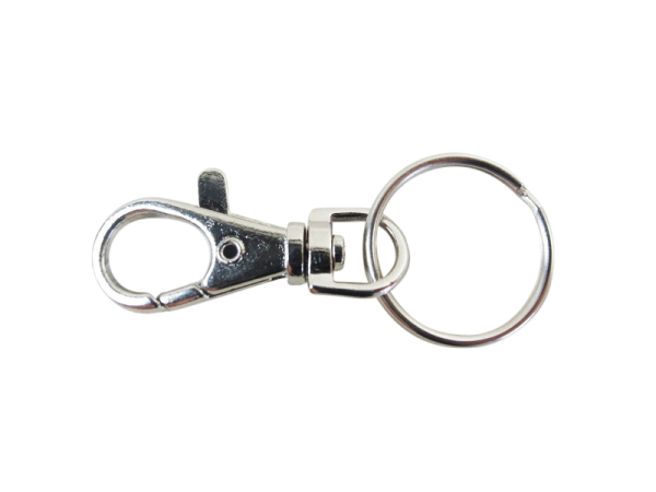 Anhänger-Karabinerhaken mit Ring Modell "Kelo"