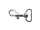 Carabiner hook 20 mm model “Bambo” silver