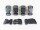 Plastic buckle with curvature 25 mm black