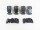Plastic buckle with 15 mm black curvature