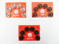 Snap fasteners for sewing on 12.5 mm / 6 pieces
