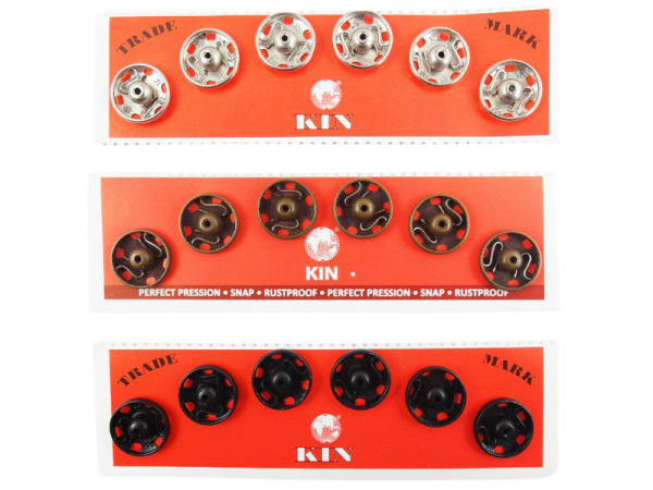 Druckknöpfe zum Annähen 16 mm / 6 Stück