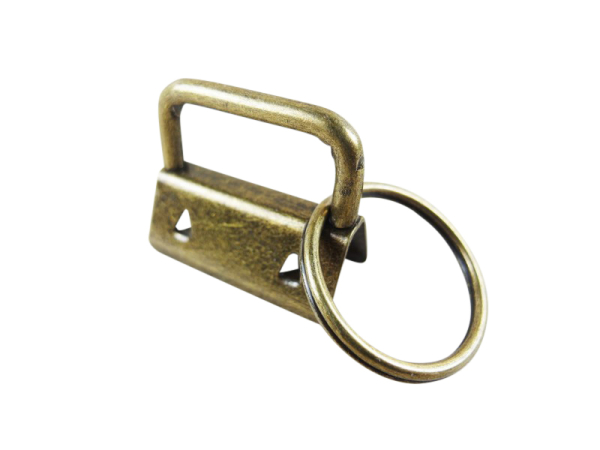 Blanks for lanyards / clip clips / lanyards - 20 mm old brass