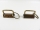 Blanks for lanyards / clip clips / lanyards - 30 mm old brass