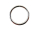 Round ring / metal ring - silver 12 mm / welded