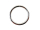 Round ring / metal ring - silver 16 mm / welded