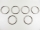 Round ring / metal ring - silver 16 mm / welded