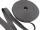 Twill tape seam tape 20 mm / 100% cotton black