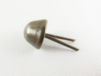 Taschenfüsse / Bodengleiter / 4 Stück=1 Set - Modell "Italy" 22 mm  altmessing