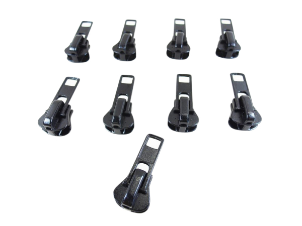 Zipper for 10 mm Delrin JUMBO zipper sold by the meter / plastic teeth - black