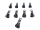 Zipper for 10 mm Delrin JUMBO zipper sold by the meter / plastic teeth - black