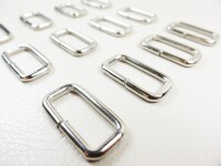 Loops model "Spain" 25 mm silver