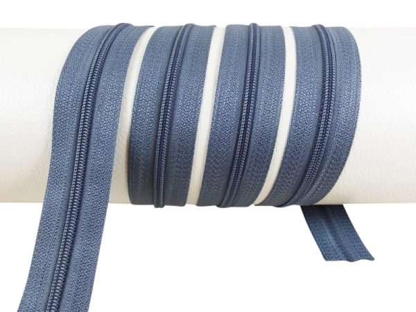 Endless zipper model “Holiday” 3 mm (for long zippers) gray