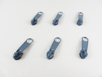 Zipper - lang Modell "Holiday" 3 mm  grau