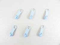 Zipper - lang Modell "Holiday" 3 mm  baby-blau