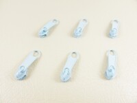 Zipper - lang Modell "Holiday" 3 mm  baby-blau